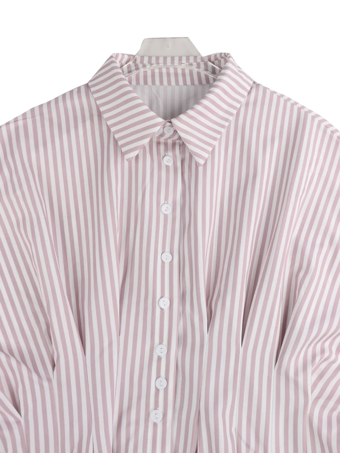 Striped Short Sleeve Button-Up Shirt | Daverri Fashions