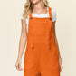 Double Take Full Size Textured Shortalls Shortalls
