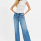 RISEN Full Size Low Rise Wide Leg Jeans - DAVERRI FASHIONS