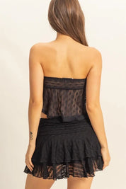 HYFVE Lace Bustier Flowy Tube Top | Tops Daverri Fashions