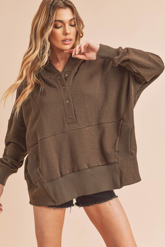 Vivi Pullover CHOCOLATE S