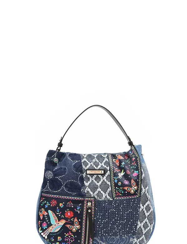 Bosque De Amor Denim Hobo Bag | Handbags Daverri Fashions