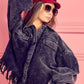 BiBi Fringe Hem Washed Corduroy Button Down Shacket