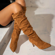 Point Toe Stiletto Boots | Boots Daverri Fashions