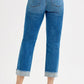 RISEN Full Size High Rise Boyfriend Fit Ankle Jeans - DAVERRI FASHIONS