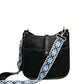 Guitar Strap Black Vegan Leather Bag Handbags