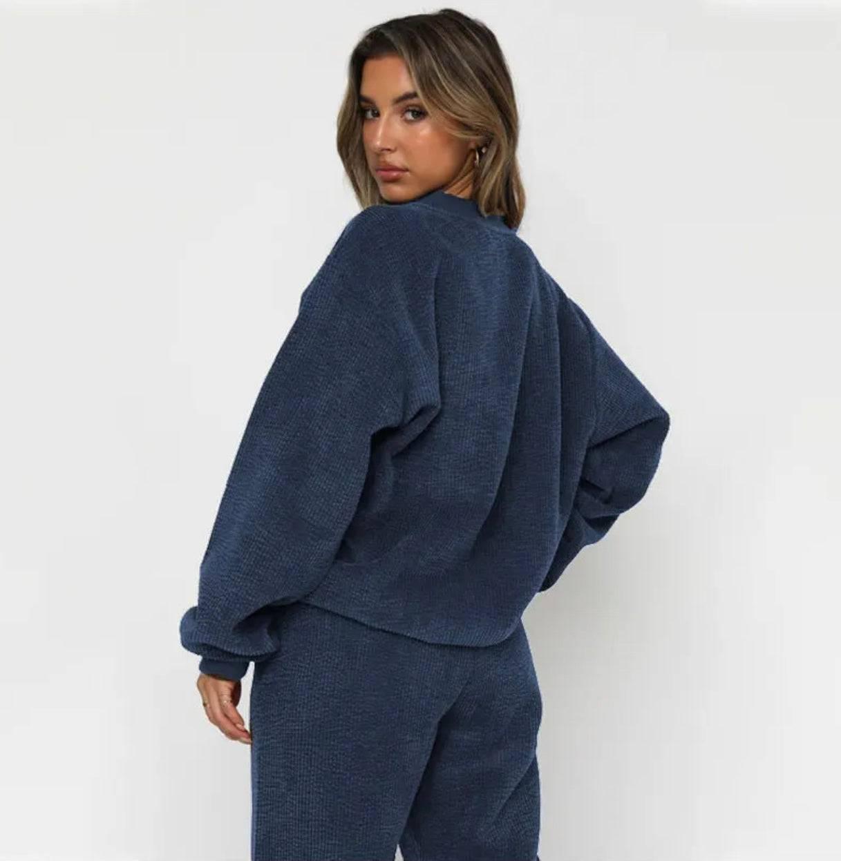 Corduroy Loungewear Set Loungewear