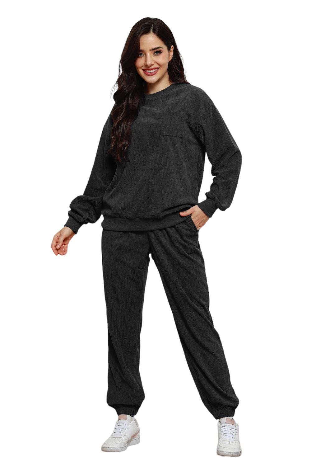 Corduroy Loungewear Set Loungewear