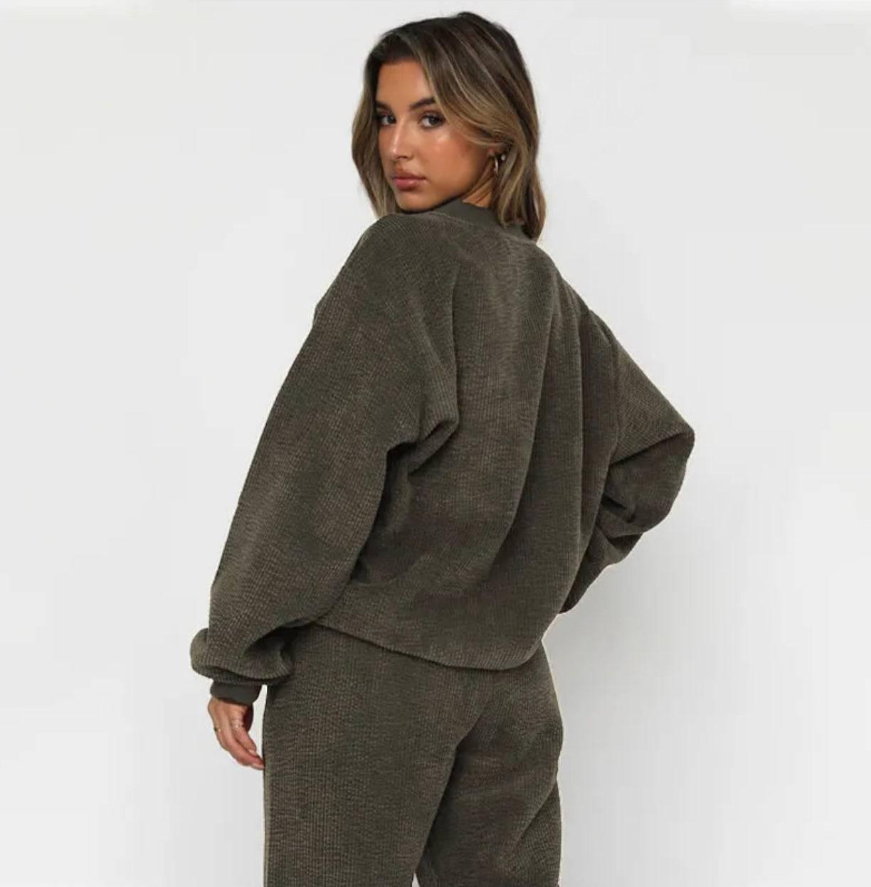 Corduroy Loungewear Set Loungewear