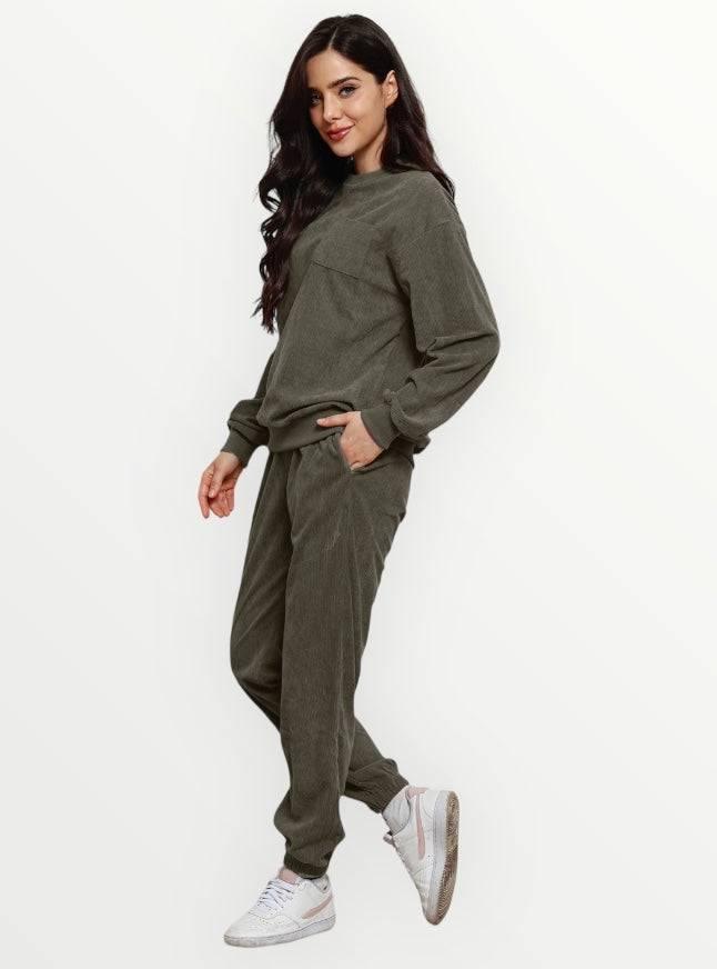 Corduroy Loungewear Set Loungewear