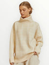 Oversized cowl neck sweater - DAVERRI FASHIONS
