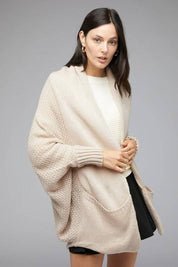 Dolman sleeve slouchy open cardigan Cardigans