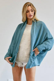 Dolman sleeve slouchy open cardigan Cardigans