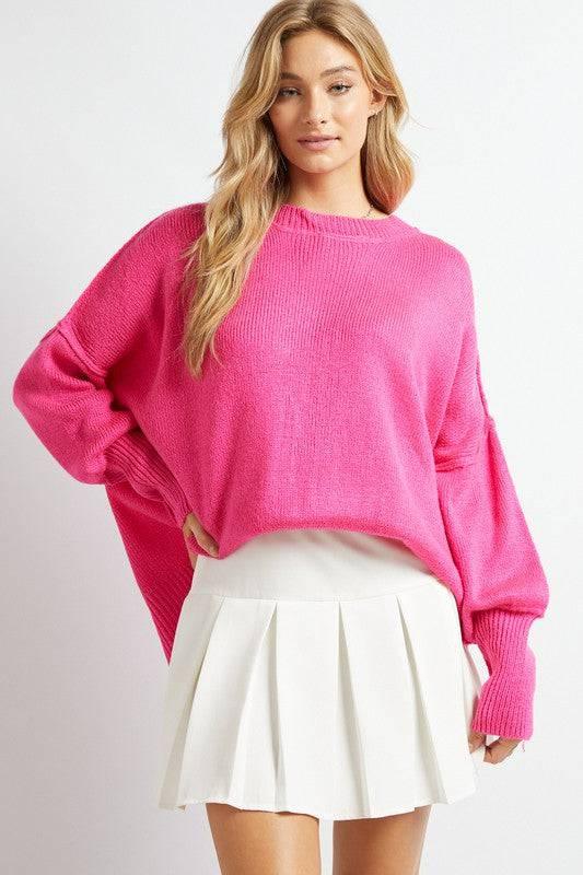 Plus oversized boatneck sweater Sweaters