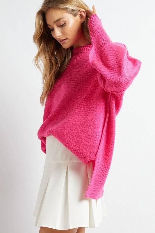 Plus oversized boatneck sweater Sweaters