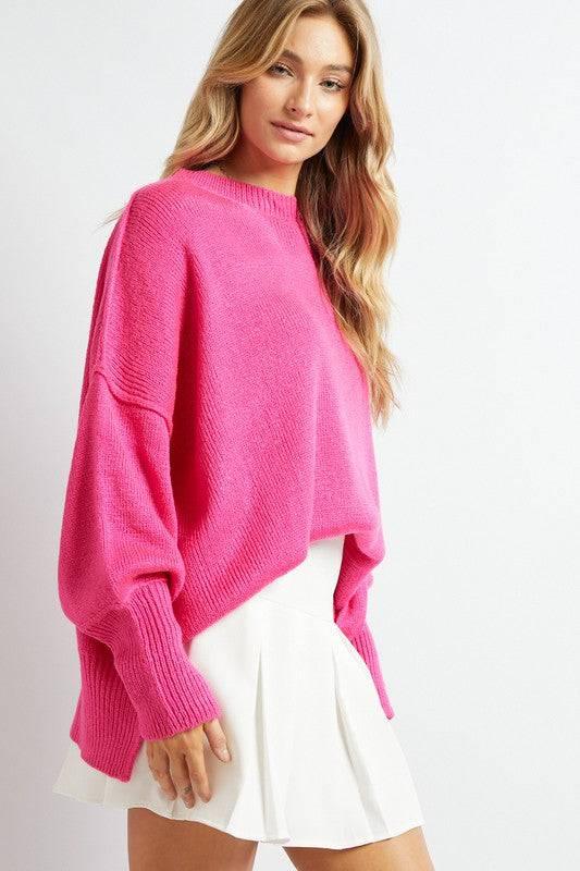 Plus oversized boatneck sweater Sweaters