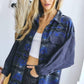 Plaid button-down pocket shacket Shackets