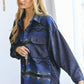 Plaid button-down pocket shacket Shackets