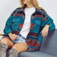 Plaid button-down pocket shacket Shackets