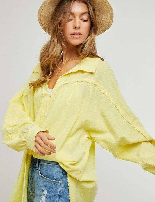 Relaxed Fit Cotton Shirt Shirts & Tops