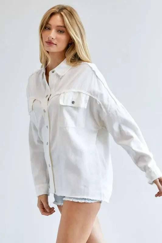 Button Down Cotton Shirt Shirts & Tops