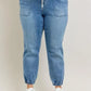 Judy Blue Full Size High Waist Denim Jogger - DAVERRI FASHIONS