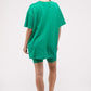 Cotton Round Neck Top & Biker Shorts Set Outfit Sets