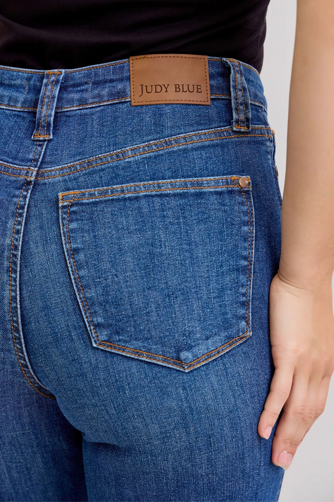 Judy Blue High Waist Tummy Control Straight Jeans | Jeans Daverri Fashions