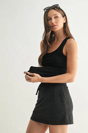 MONO B Slim Fit Scoop Neck Tank | Daverri Fashions