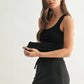 MONO B Slim Fit Scoop Neck Tank