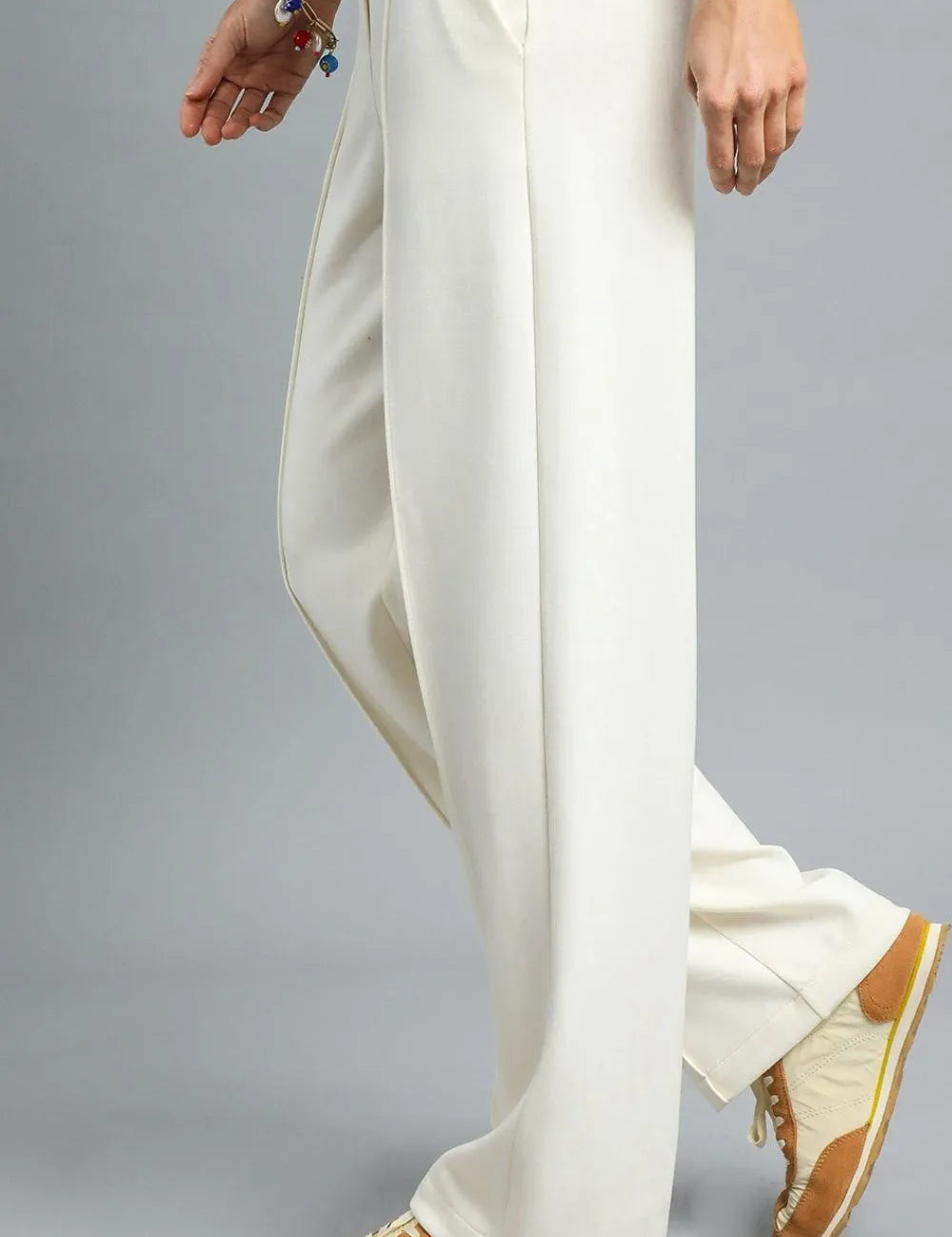 Umgee High Waisted Wide Leg Pants | Pants Daverri Fashions