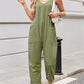 Lovelet V-Neck Wide Strap Overalls - DAVERRI FASHIONS