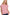 Zenana French Terry Round Neck Cap Sleeve T-Shirt LT ROSE