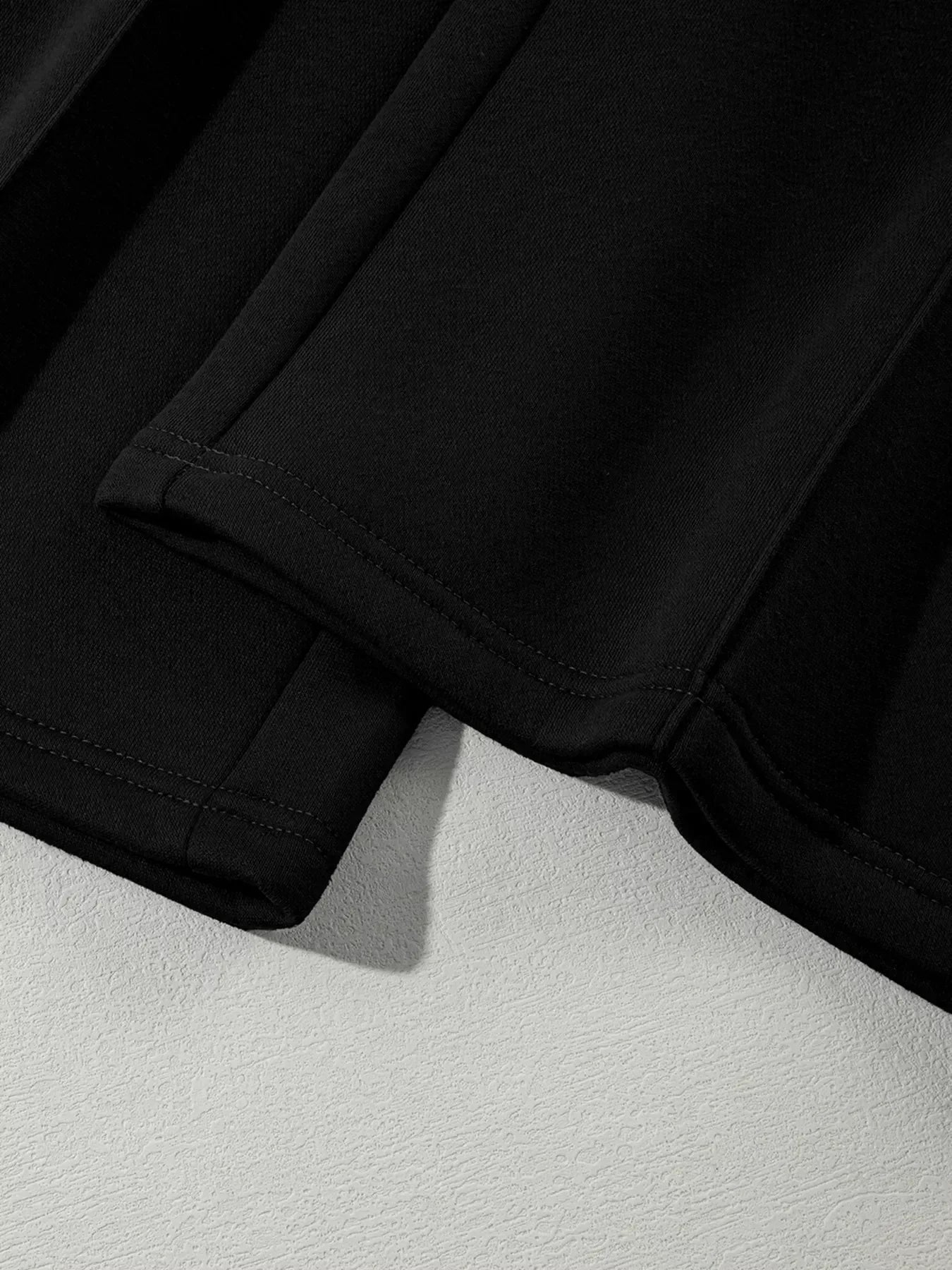 Drop Shoulder Zip Up Jacket and Drawstring Pants Active 2pcs Set - DAVERRI FASHIONS