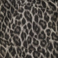 Leopard Straight Loose Leg Raw Hem Jeans - DAVERRI FASHIONS
