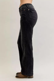 Judy Blue Mid Rise Straight Western Seam Detail Jeans | Jeans Daverri Fashions