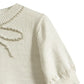 Pearl Bow Embellished Round Neck Sweater - DAVERRI FASHIONS