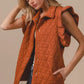 BiBi Quilting Knit Ruffle Sleeve Vest - DAVERRI FASHIONS
