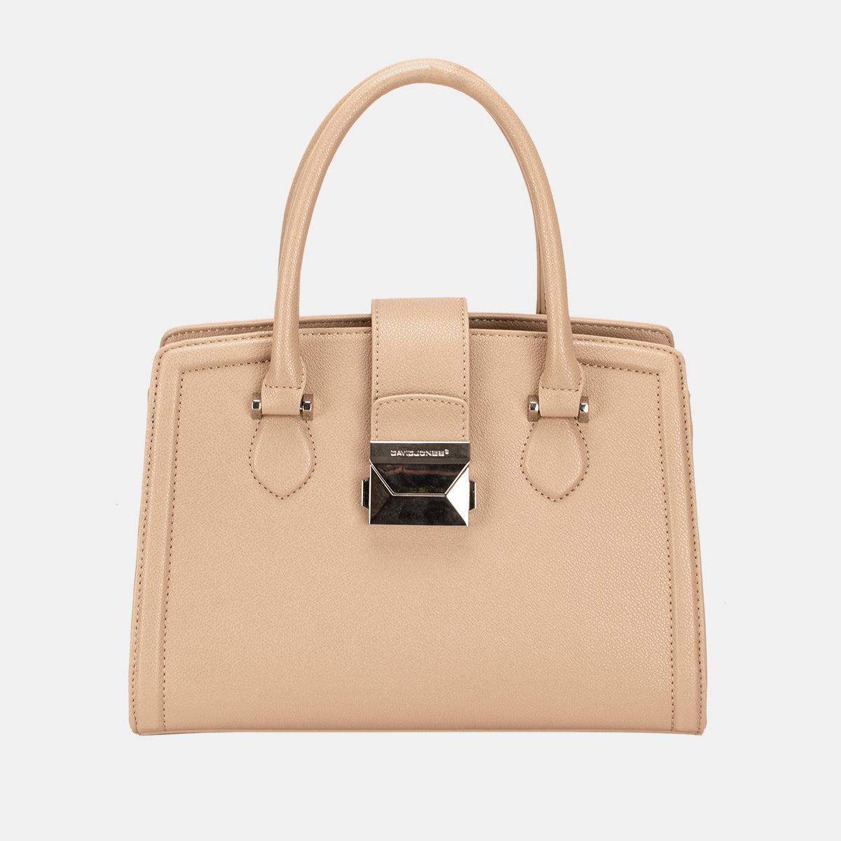 David Jones Faux Leather Handbag Camel One Size Handbags