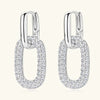 2.16 Carat Moissanite 925 Sterling Silver Earrings - DAVERRI FASHIONS