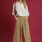 Umgee Jacquard Wide-Leg Pants - DAVERRI FASHIONS