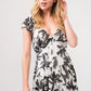 And The Why Ruffled Sleeve Tiered Floral Print Maxi Dress - DAVERRI FASHIONS