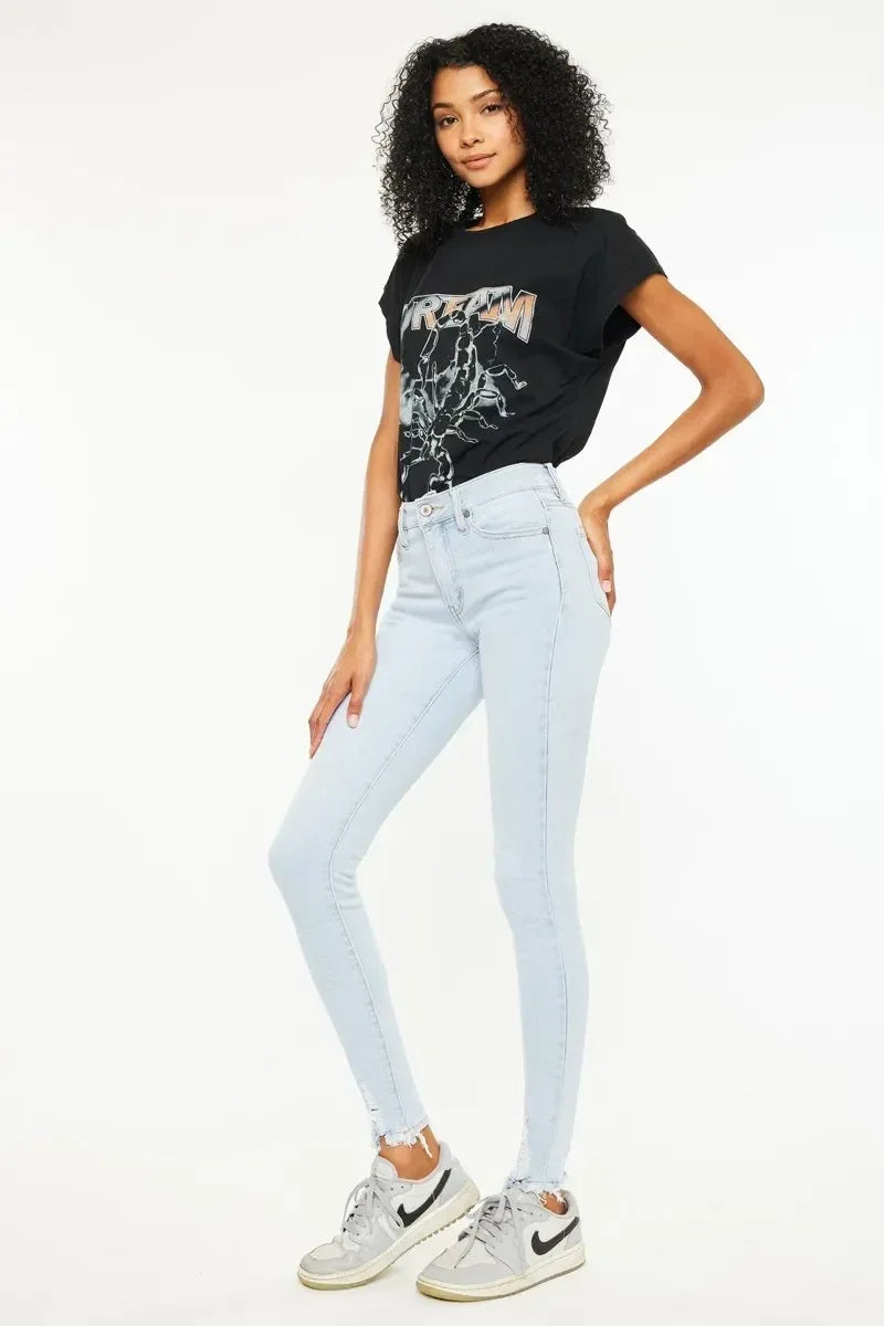Kancan High Rise Super Skinny Jeans - DAVERRI FASHIONS