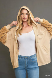 LATTE Umgee Sequined French Terry Jacket | Jackets Daverri Fashions
