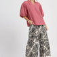 Umgee Textured Puff Sleeve Blouse Tops
