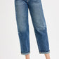 RISEN Full Size Low Rise Crop Boyfriend Jeans - DAVERRI FASHIONS