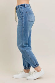 Judy Blue Full Size High Waist Denim Jogger | Jeans Daverri Fashions