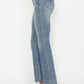 Judy Blue Full Size Tummy Control Back Embroidered Pocketed Bootcut Jeans Plus Size