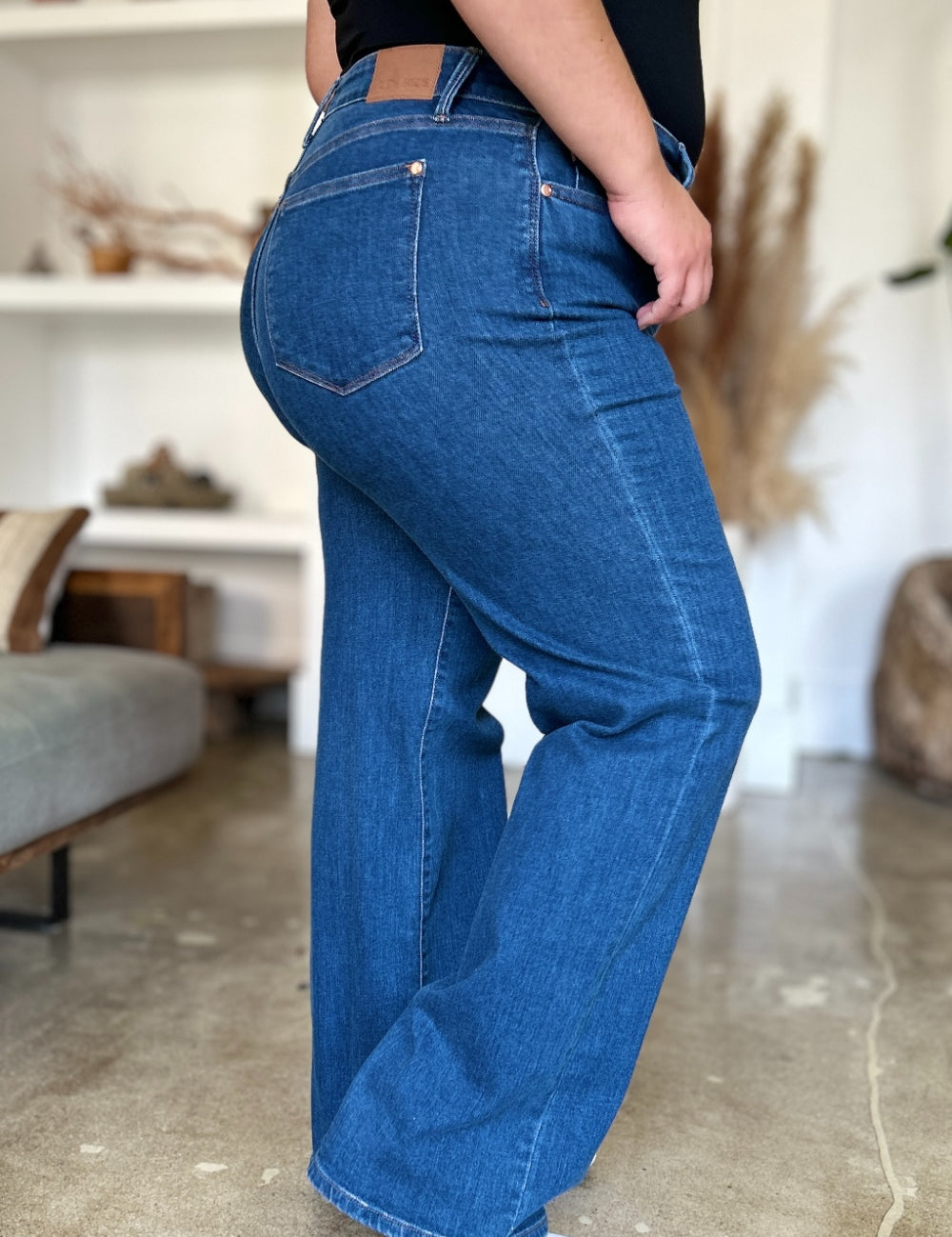 Judy Blue Full Size High Rise Straight Jeans | Daverri Fashions