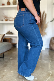 Judy Blue Full Size High Rise Straight Jeans | Daverri Fashions